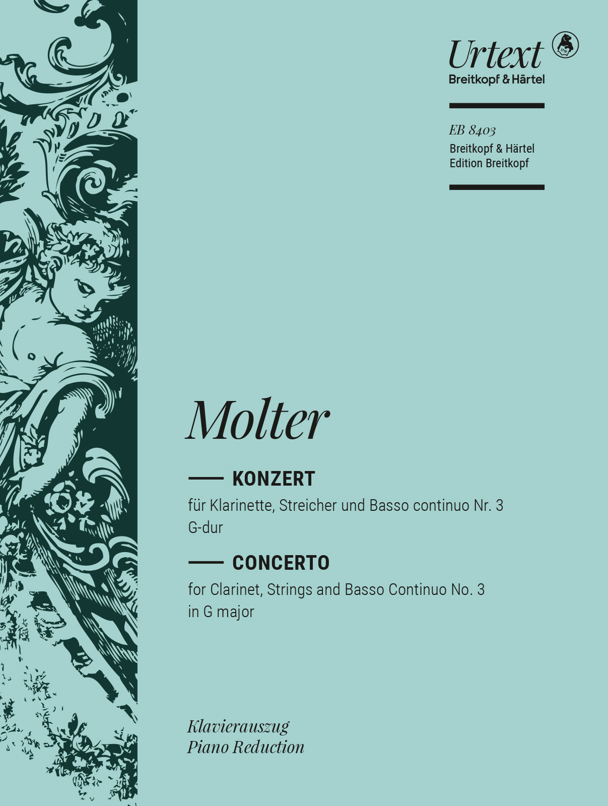 Vorderes Coverbild Klarinettenkonzert Nr. 3 G-dur