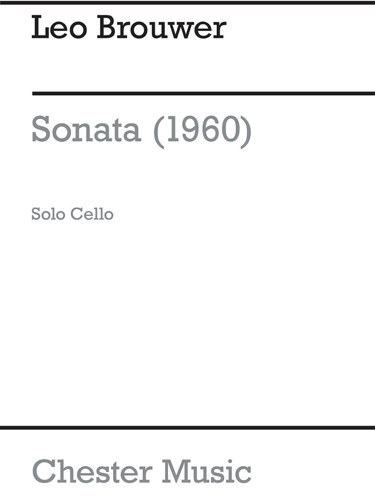 Anderes Coverbild Sonata For Solo Cello