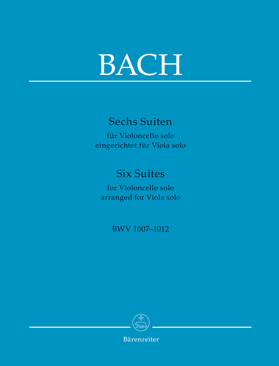Vorderes Coverbild Sechs Suiten für Violoncello solo BWV 1007-1012