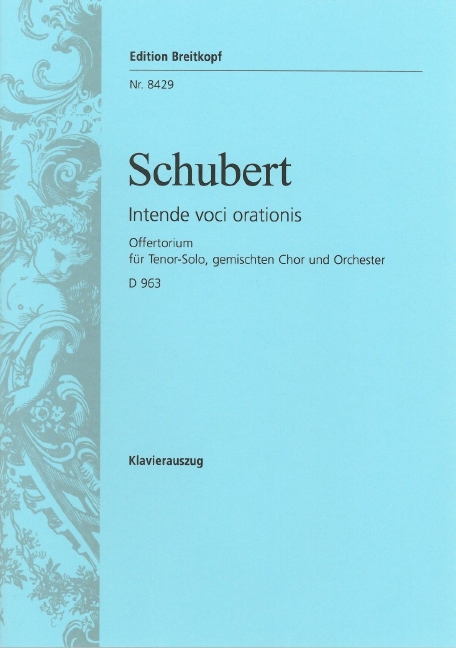 Anderes Coverbild Offertorium Intende Voci D 963