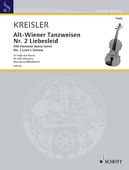Vorderes Coverbild Alt-Wiener Tanzweisen