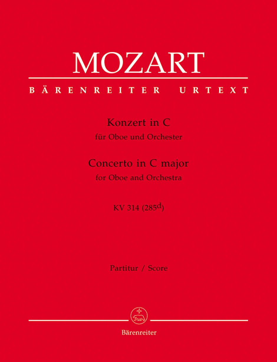 Vorderes Coverbild Konzert für Oboe und Orchester C-Dur KV 314 (285d)
