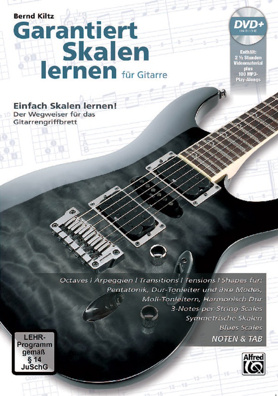 Vorderes Coverbild Garantiert Skalen lernen für Gitarre