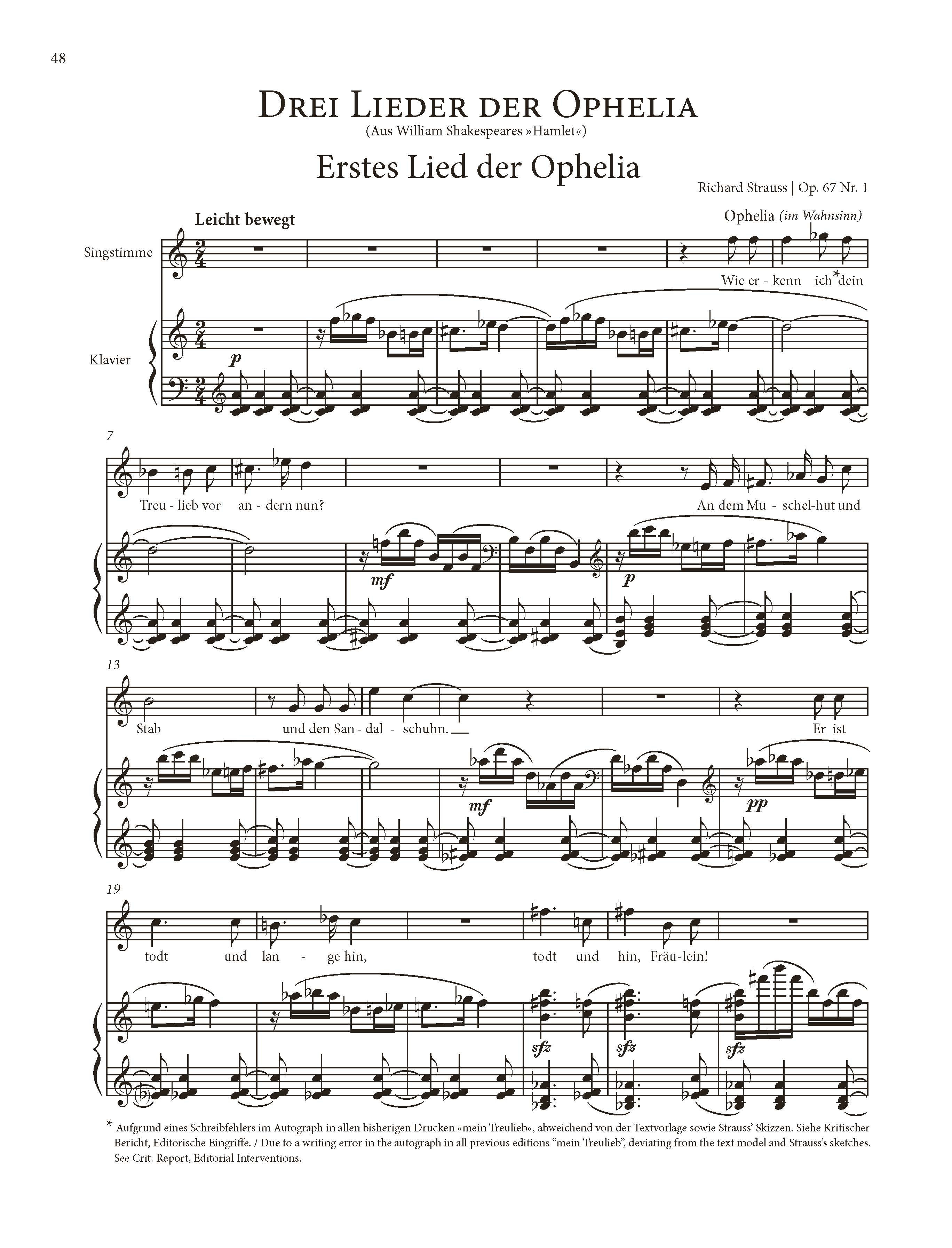 Anderes Coverbild Lieder mit Klavierbegleitung ab op. 66