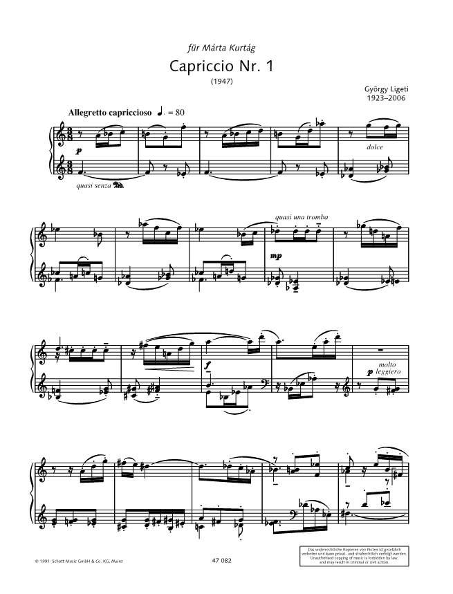 Anderes Coverbild Capriccio Nr. 1 · Invention · Capriccio Nr. 2 (1947 - 1948)
