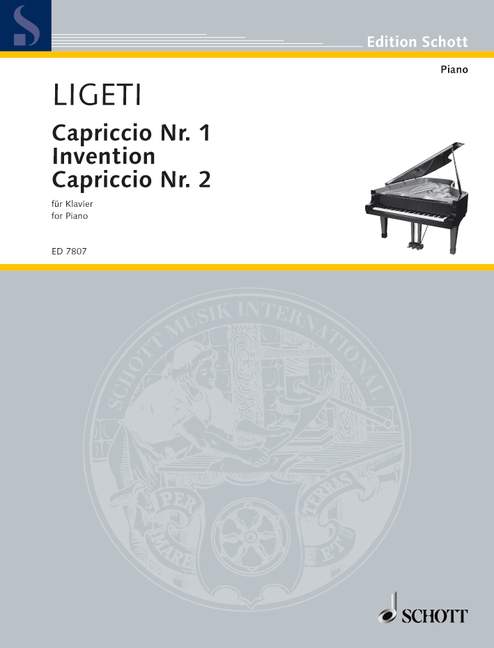 Vorderes Coverbild Capriccio Nr. 1 · Invention · Capriccio Nr. 2 (1947 - 1948)