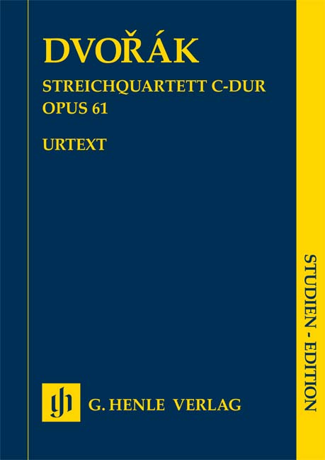 Vorderes Coverbild Streichquartett C-dur op. 61