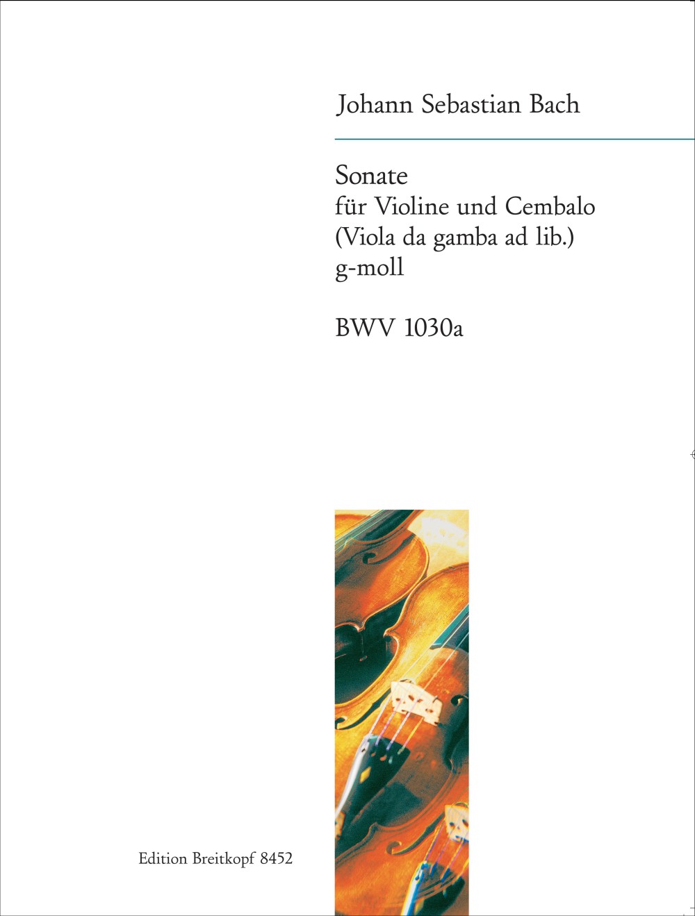 Anderes Coverbild Sonate g-moll BWV 1030a (Rekonstr.)