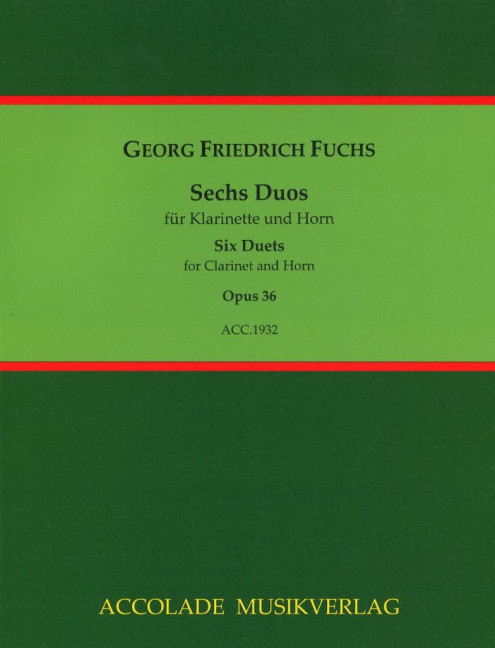 Vorderes Coverbild Sechs Duos op. 36