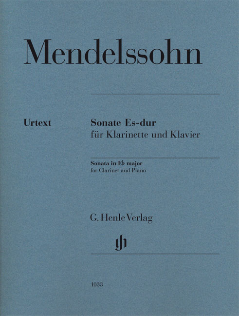 Vorderes Coverbild Sonate Es-dur für Klarinette und Klavier