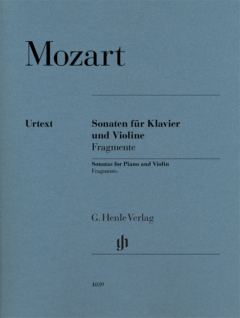 Vorderes Coverbild Sonaten für Klavier und Violine, Fragmente