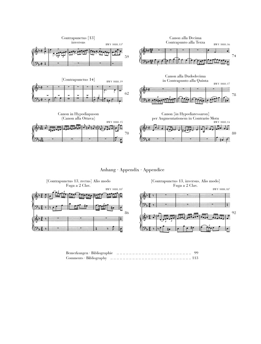 Anderes Coverbild Die Kunst der Fuge BWV 1080