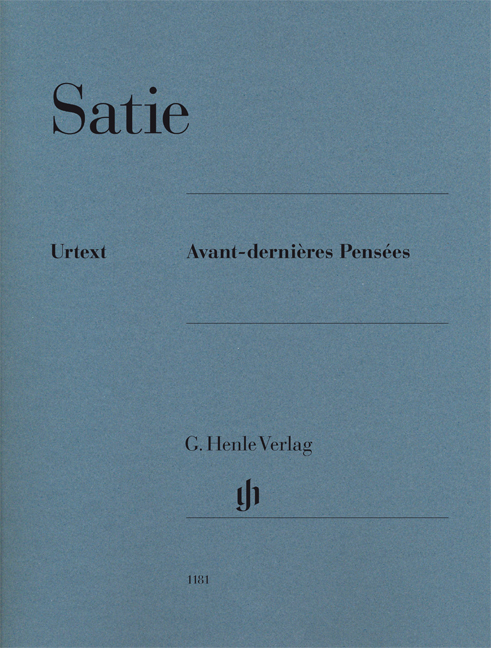 Vorderes Coverbild Avant-dernières Pensées