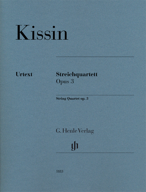 Vorderes Coverbild Streichquartett op. 3