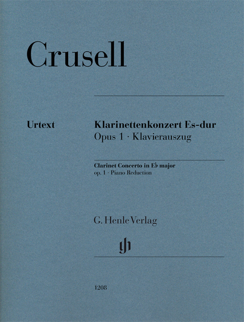 Vorderes Coverbild Klarinettenkonzert Es-dur op. 1