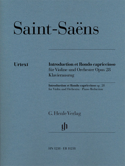 Vorderes Coverbild Introduction et Rondo capriccioso für Violine und Orchester op. 28