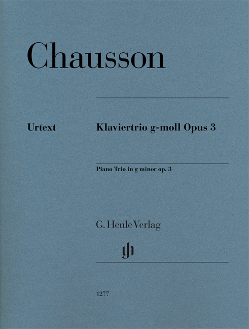 Vorderes Coverbild Klaviertrio g-moll op. 3