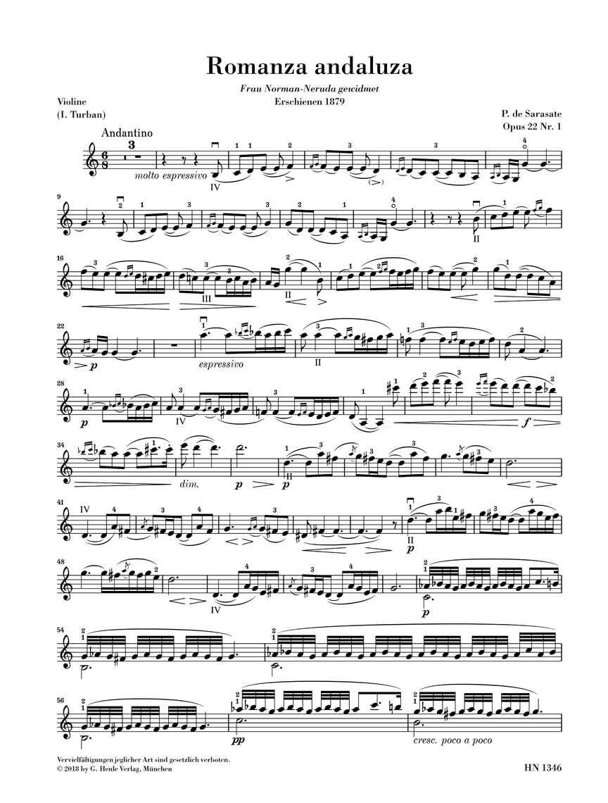 Anderes Coverbild Romanza andaluza op. 22/1