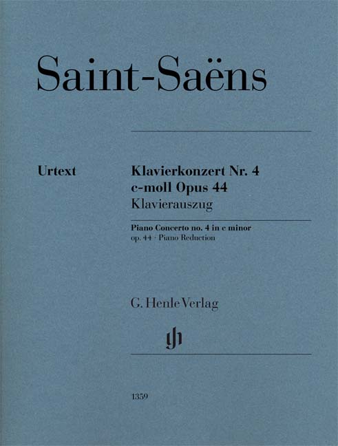 Vorderes Coverbild Klavierkonzert Nr. 4 c-moll op. 44