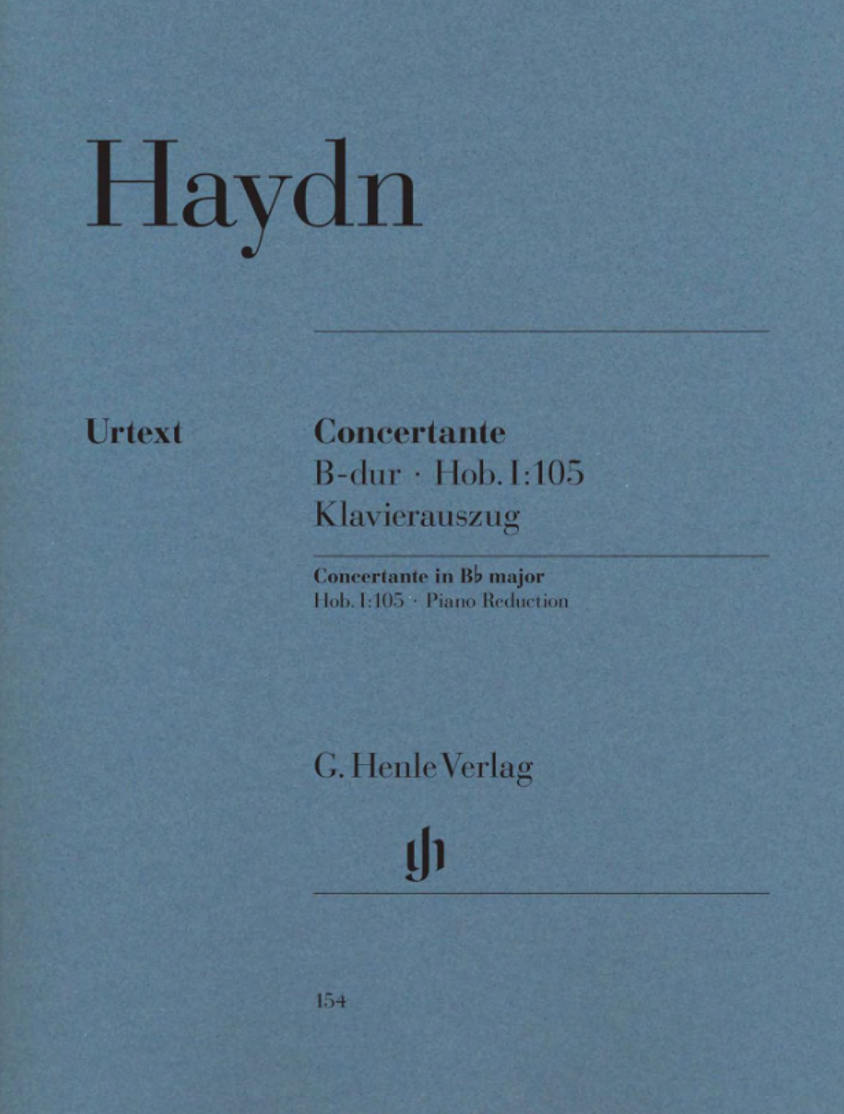 Anderes Coverbild Concertante für Oboe, Fagott, Violine, Violoncello und Orchester Hob. I:105