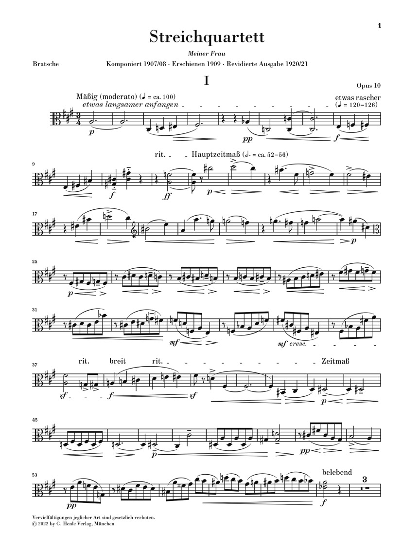 Anderes Coverbild Streichquartett Nr. 2 op. 10