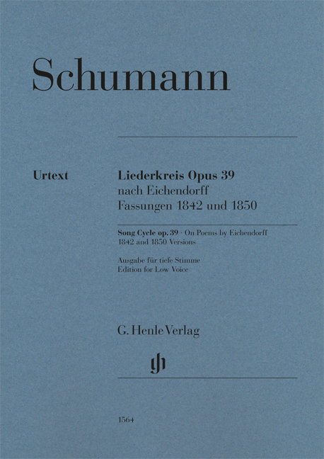 Vorderes Coverbild Liederkreis op. 39 nach Eichendorff