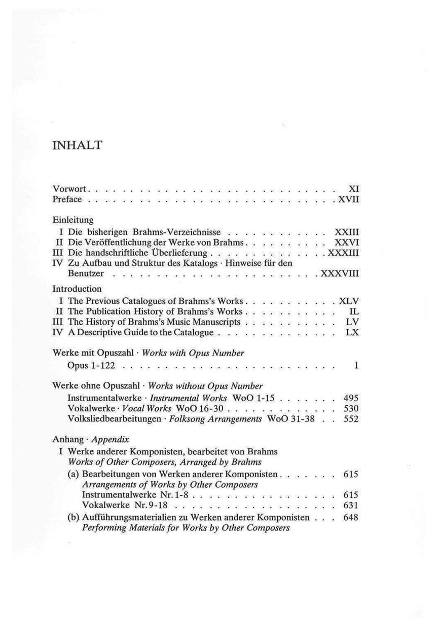 Anderes Coverbild Johannes Brahms Thematisch-Bibliographisches Werkverzeichnis