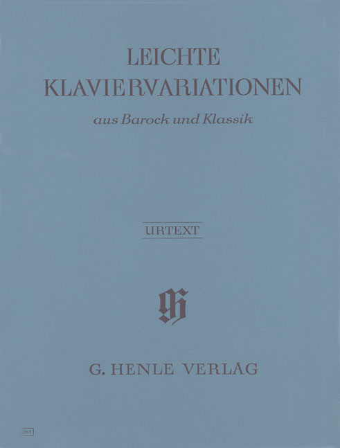 Vorderes Coverbild Leichte Klaviervariationen aus Barock und Klassik