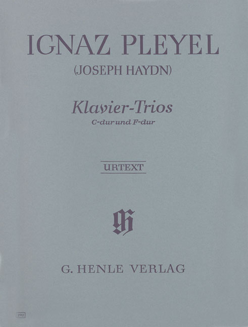 Vorderes Coverbild Klaviertrios C-dur und F-dur Hob. XV:3