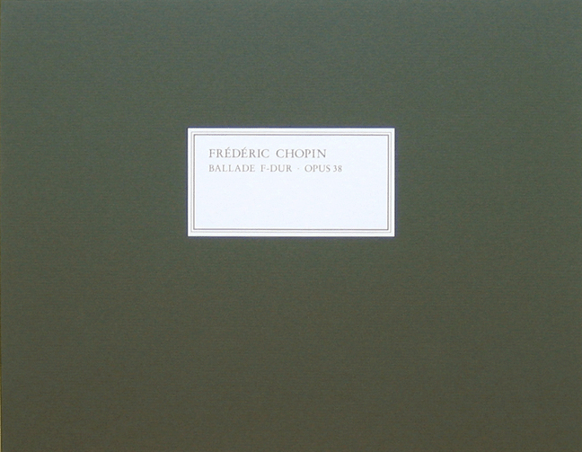 Vorderes Coverbild Ballade F-dur op. 38