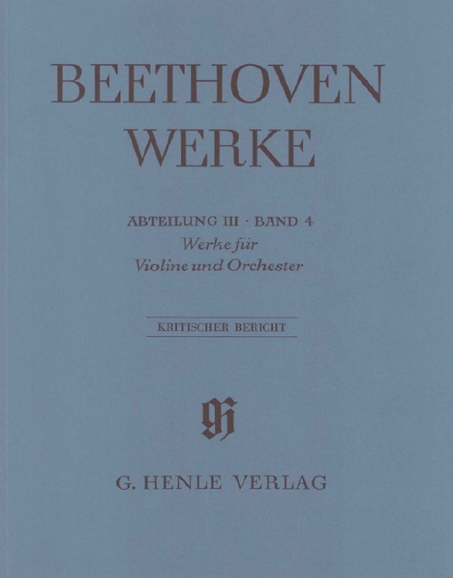 Vorderes Coverbild Werke für Violine und Orchester