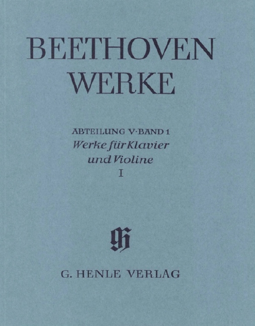Vorderes Coverbild Werke für Klavier und Violine I