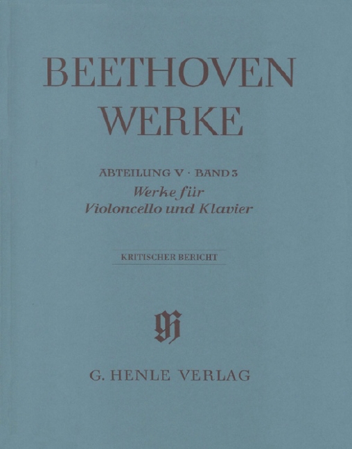 Vorderes Coverbild Werke für Violoncello und Klavier