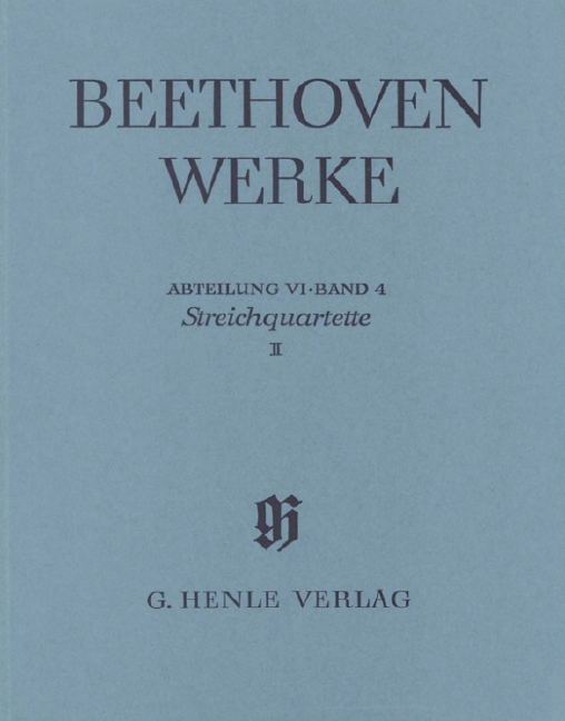 Vorderes Coverbild Streichquartette II op. 59, 74, 95