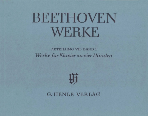 Vorderes Coverbild Werke für Klavier zu vier Händen
