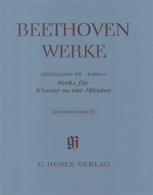 Vorderes Coverbild Werke für Klavier zu vier Händen