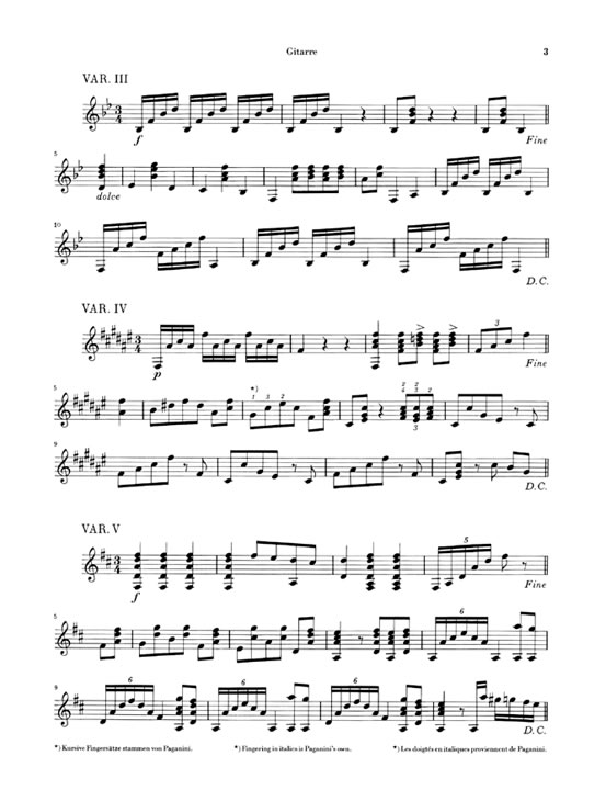 Anderes Coverbild Variationen über Barucabà op. 14 für Violine und Gitarre