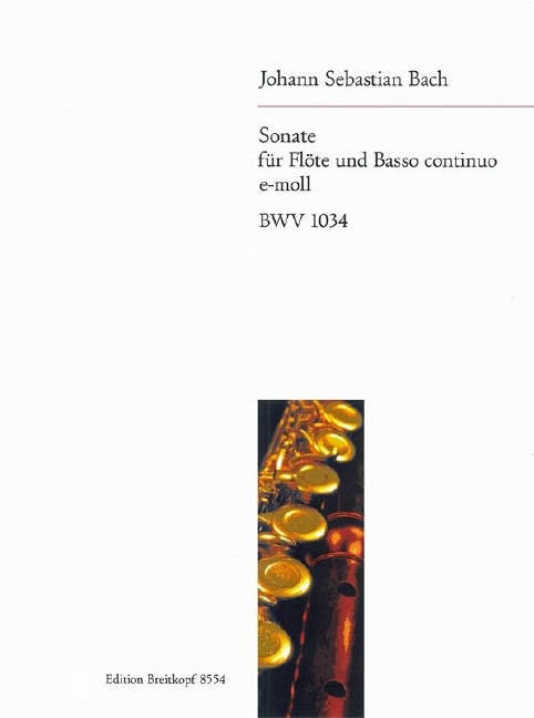 Anderes Coverbild Sonate e-moll BWV 1034
