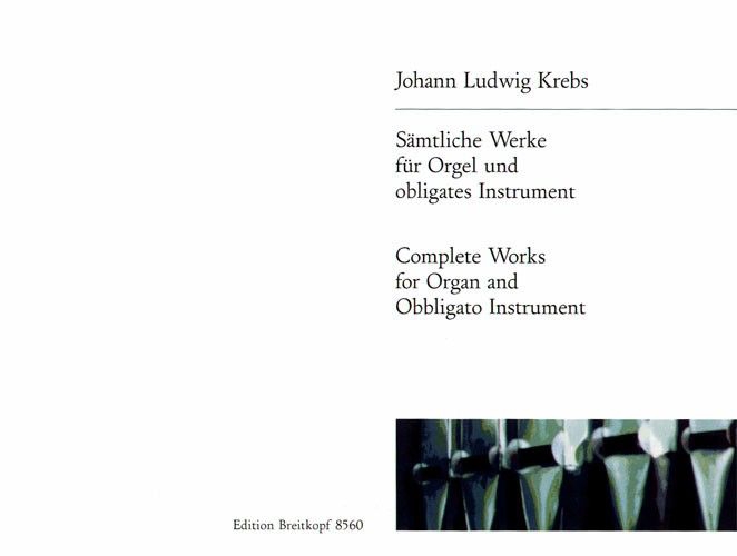 Anderes Coverbild Sämtliche Werke für Orgel und obligates Instrument