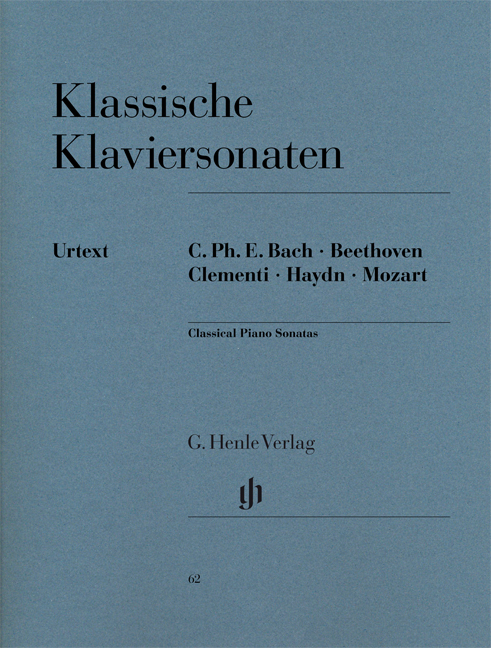 Vorderes Coverbild Klassische Klaviersonaten