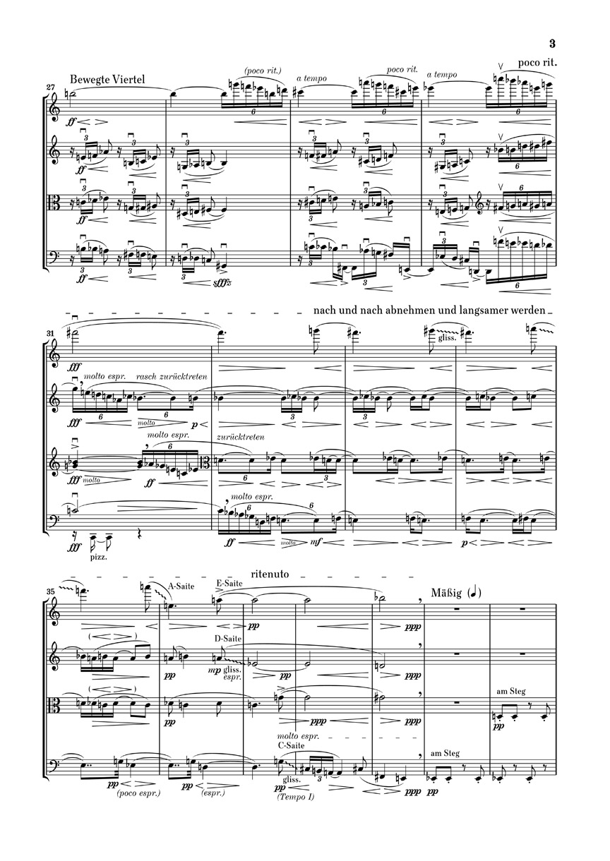 Anderes Coverbild Streichquartett op. 3