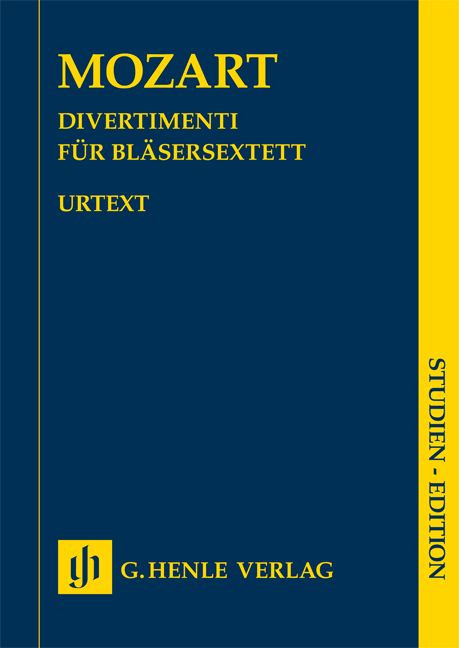 Vorderes Coverbild Divertimenti für Bläsersextett