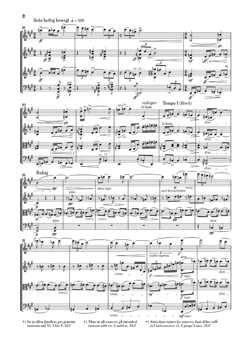 Anderes Coverbild Streichquartett Nr. 2 op. 15