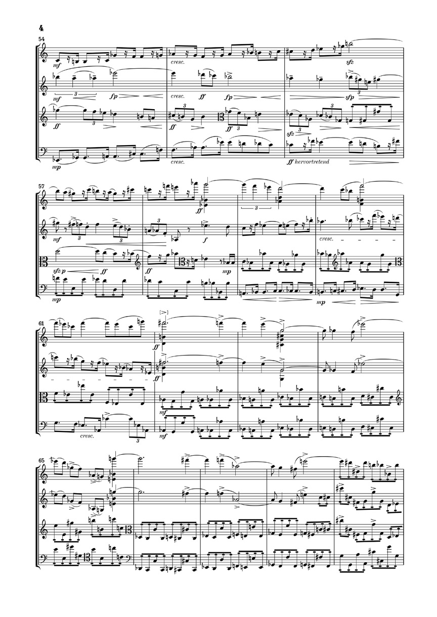 Anderes Coverbild Streichquartett Nr. 2 op. 15