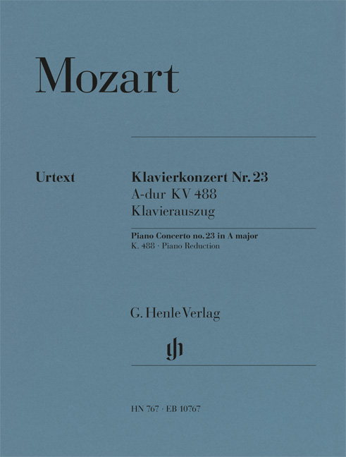 Vorderes Coverbild Klavierkonzert Nr. 23 A-dur KV 488