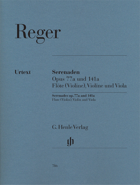 Vorderes Coverbild Serenaden für Flöte, Violine und Viola op. 77a und 141a