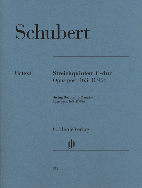 Vorderes Coverbild Streichquintett C-dur op. post. 163 D 956