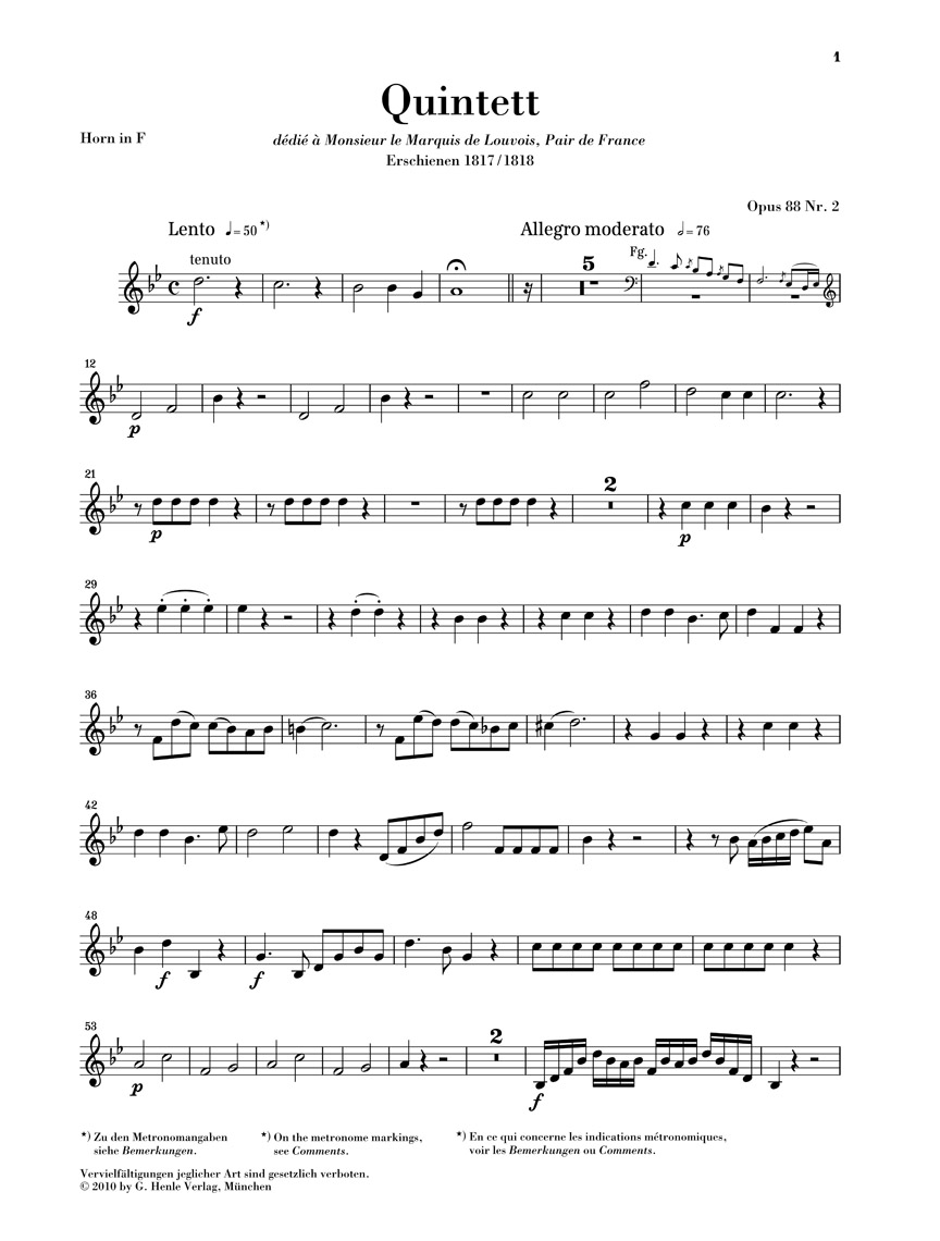 Anderes Coverbild Bläserquintett Es-dur op. 88 Nr. 2