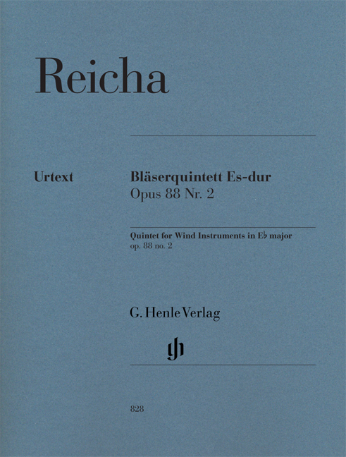 Vorderes Coverbild Bläserquintett Es-dur op. 88 Nr. 2