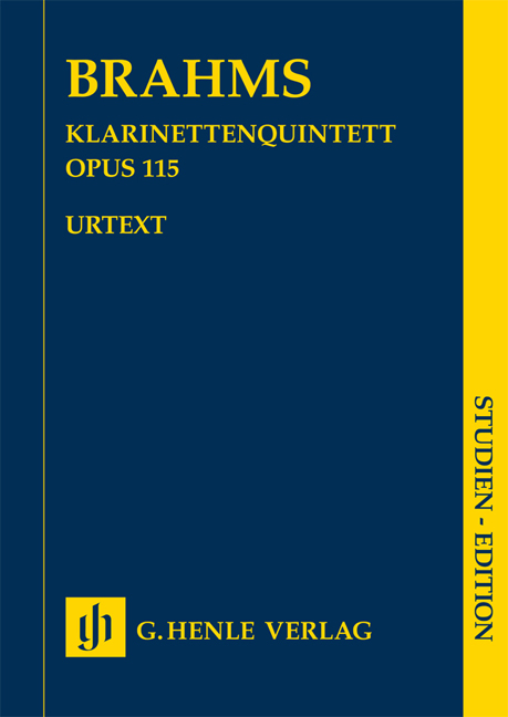 Vorderes Coverbild Klarinettenquintett h-moll op. 115